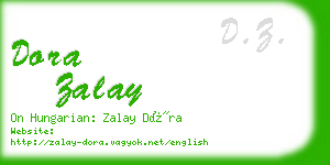 dora zalay business card